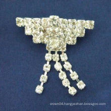 New hot design fashion simple contracted cheap rhinestone brooch